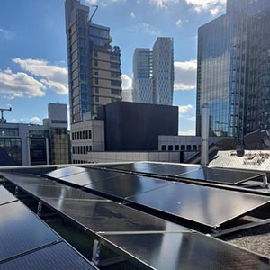 Solaranlage in Frankfurt/Main